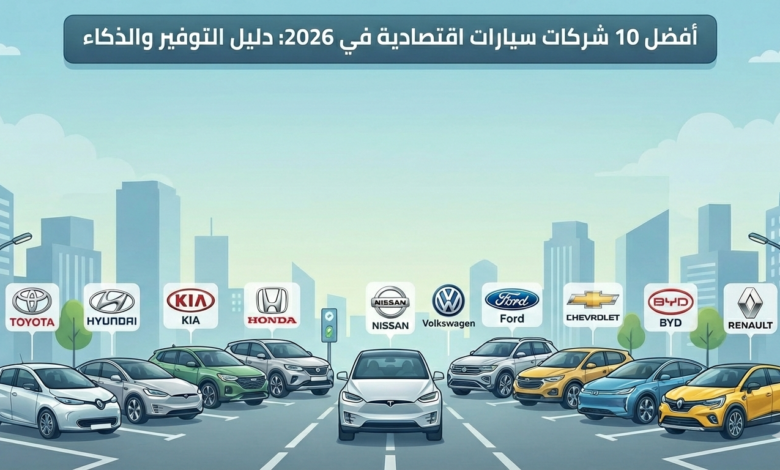 أفضل 10 شركات للسيارات الاقتصادية في 2026: دليل التوفير والذكاء والقيمة